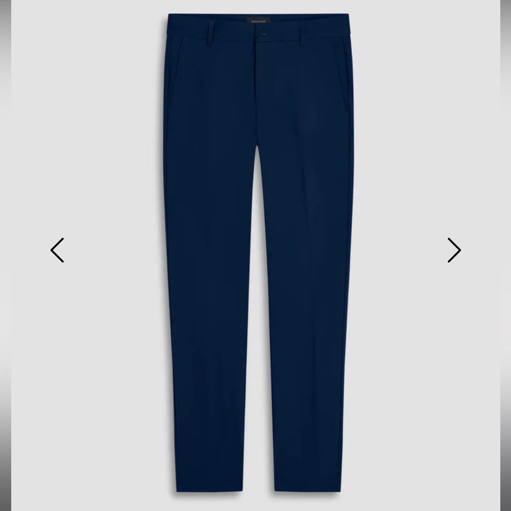 Bugatchi Performance Pants In Navy Size 36 Men’s